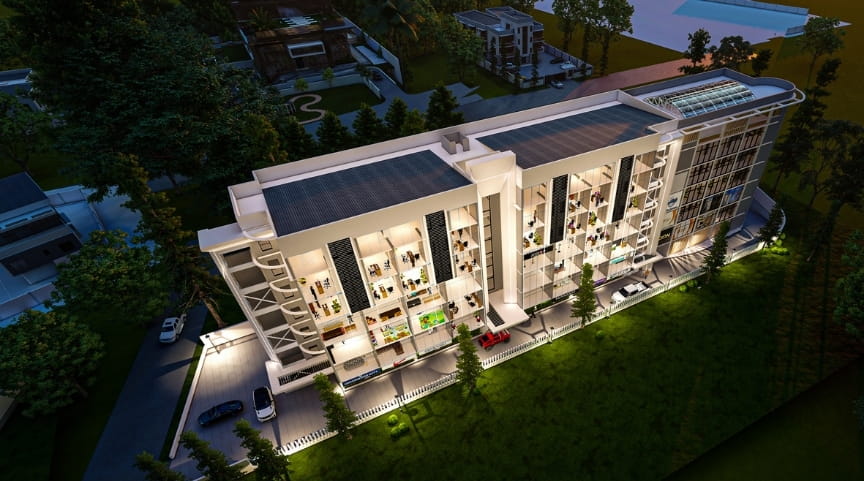 The Commercial Hub — available spaces