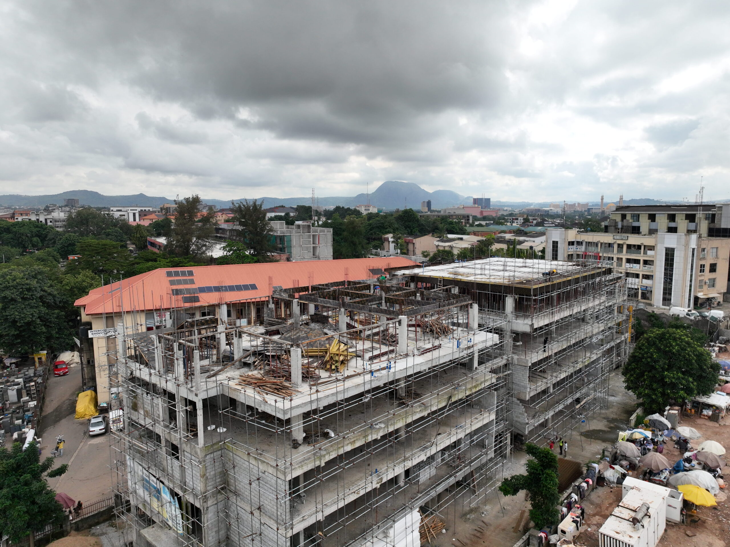 Commercial Hub construction progress